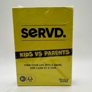 Hasbro SERV'D Family Card Game - Yellow